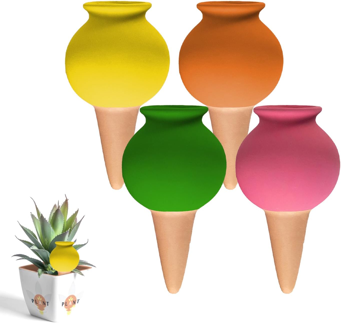 Distributeur d'eau pour plantes — 4 Pièces