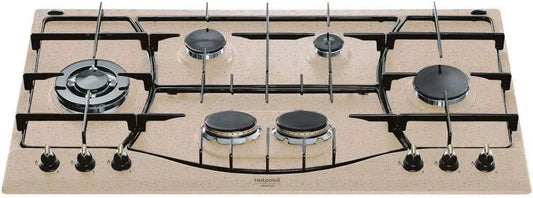 Plaque de Cuisson Gaz Intégrée Beige - Hotpoint PHN 960MST