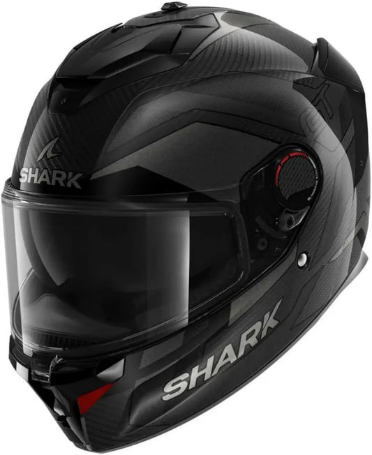 Casque de Moto Intégral Spartan GT Pro Carbon, Couleur Noir et Gris, Taille M
