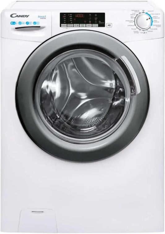 CANDY - Lave-linge séchant 10+6kg, 1400 trs/min, Classe A, 15 programmes, Écran digital, Vapeur, Blanc
