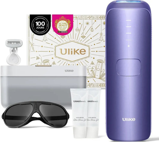 Épilateur à Lumière Pulsée Ulike Air 3 Deluxe - Douceur pour Peaux Sensibles, 4 Accessoires Inclus
